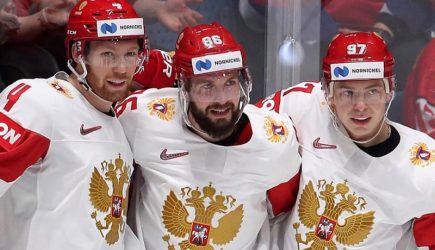 Россия громит Швецию после второго периода на Чемпионате мира по хоккею