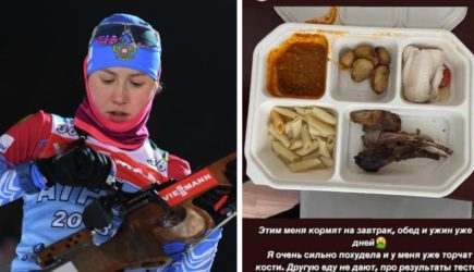 «Торчат кости, болит желудок»: биатлонистка Васнецова в ужасе от питания на Олимпиаде
